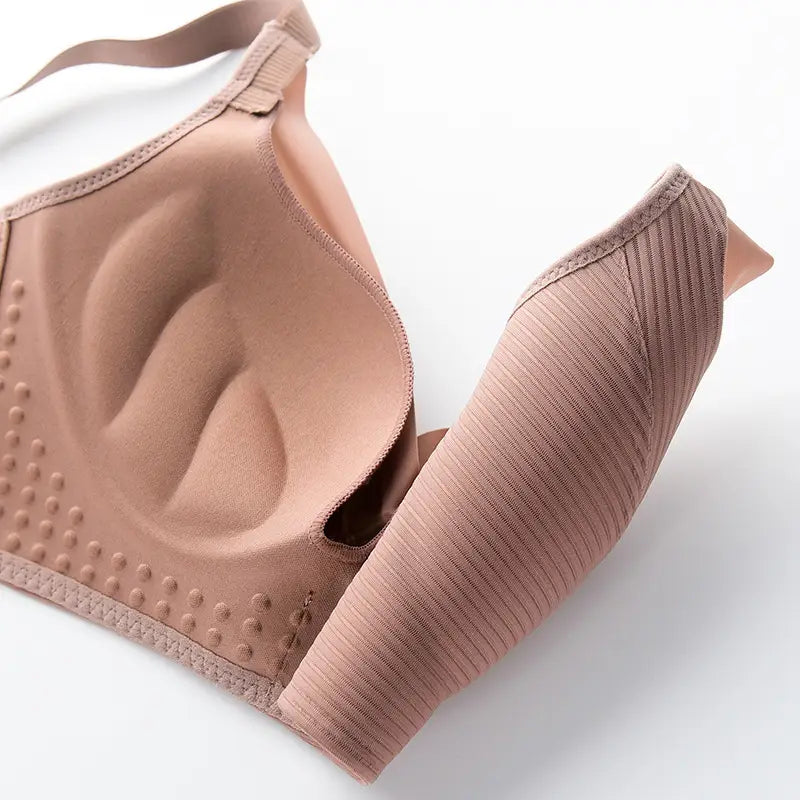 Women Bra Set Adjustable Pink Winter Comfort