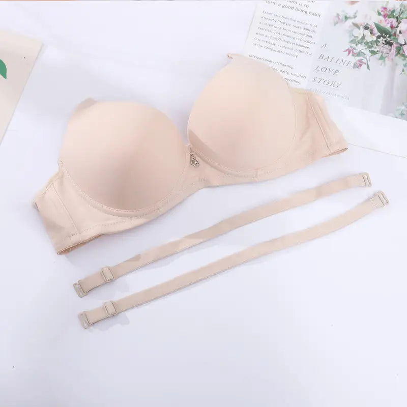 Japanese Inspired Seamless Bra Black Comfort Daily Wear