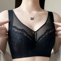 Black Lace Bra for Women with Adjustable Straps