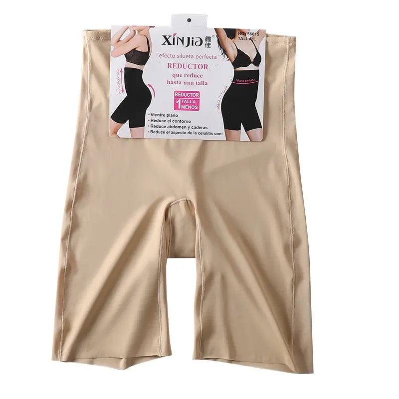 Women High Waist Ice Silk Shaping Pants