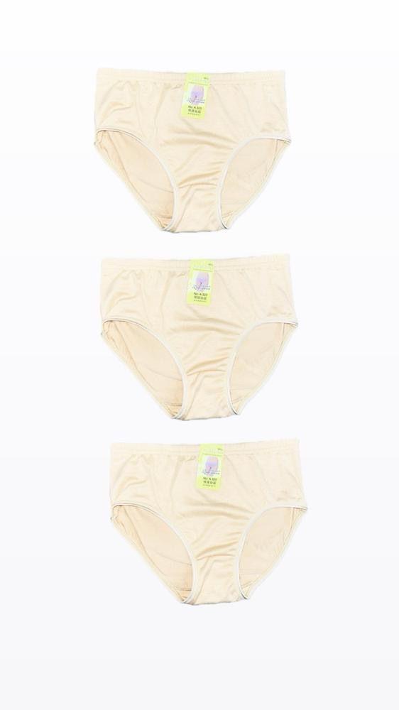 Peach Cotton Underwear Pack of 3 Lightweight Daily Wear