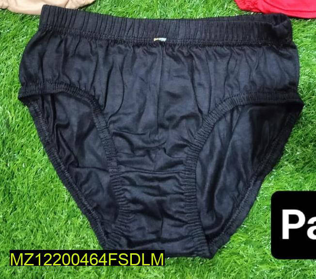 Premium Cotton Plain Black Underwear Pakistan