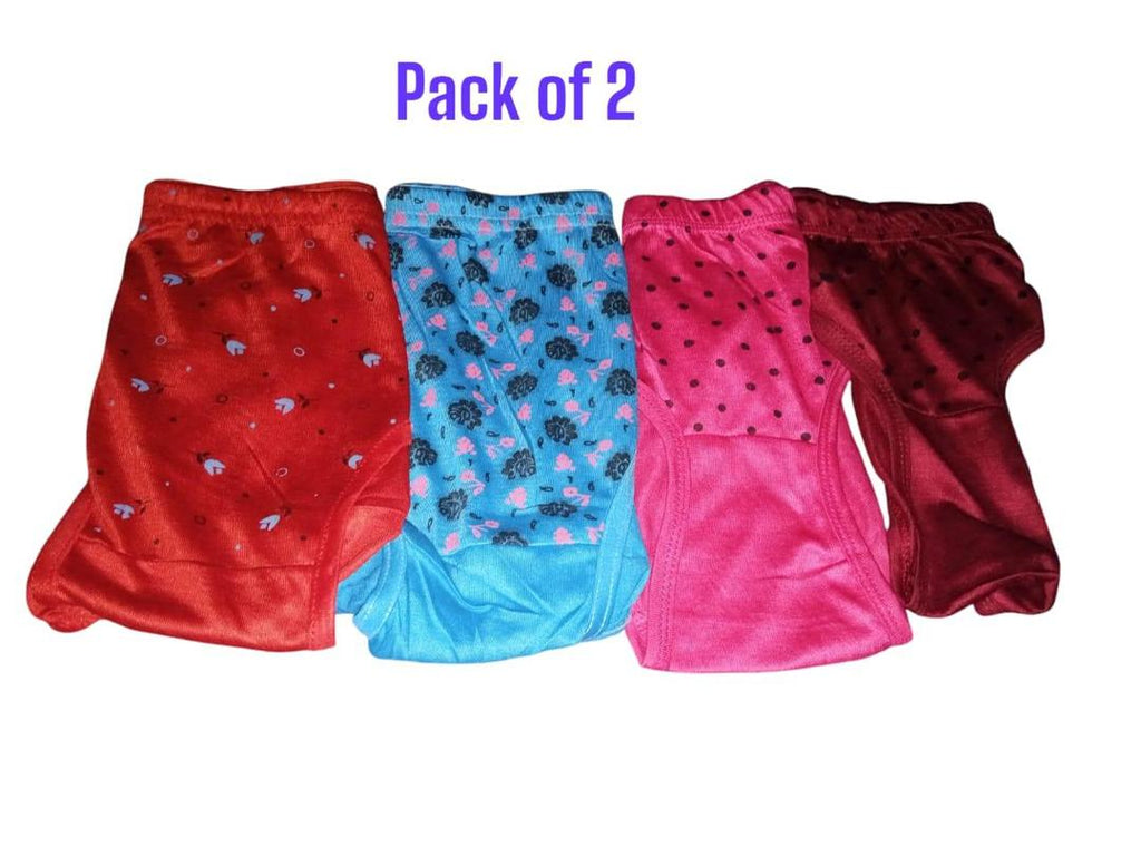 Women Cotton Printed Panties Blue S to XL