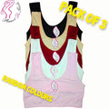 Pack of 3 Cotton Non-Padded Bras for Women