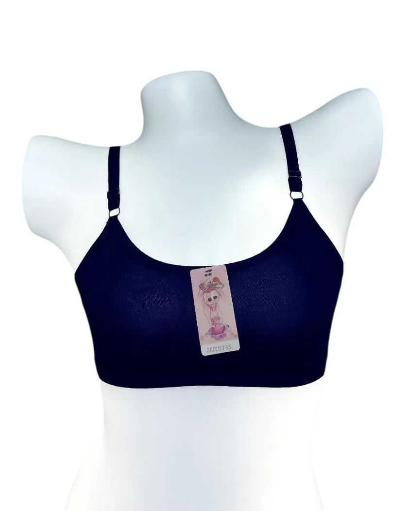 Premium Quality Non-Padded Jersey Bra Pack of 2