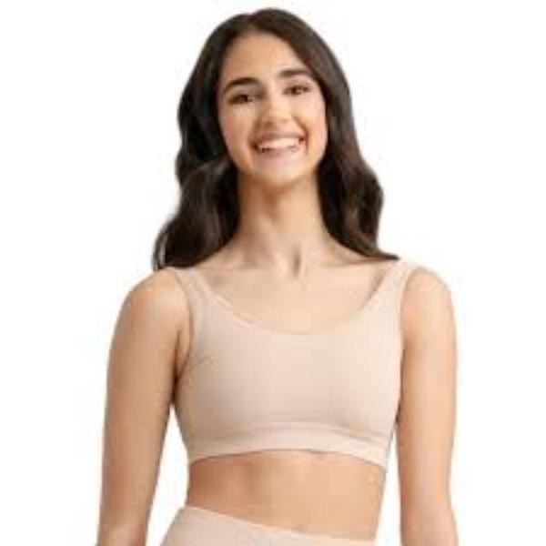 Beige Malai Non-Padded Bra for Daily Wear