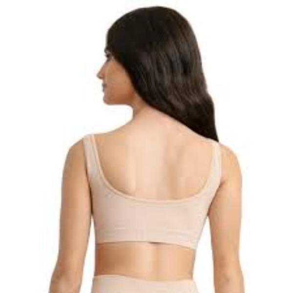 Beige Malai Non-Padded Bra for Daily Wear