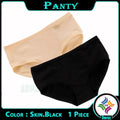 Premium Quality Plain Panties Skin Black 1 Piece