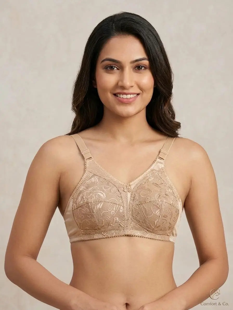 Jersey Embroidered Comfortable And Breathable Bra Top