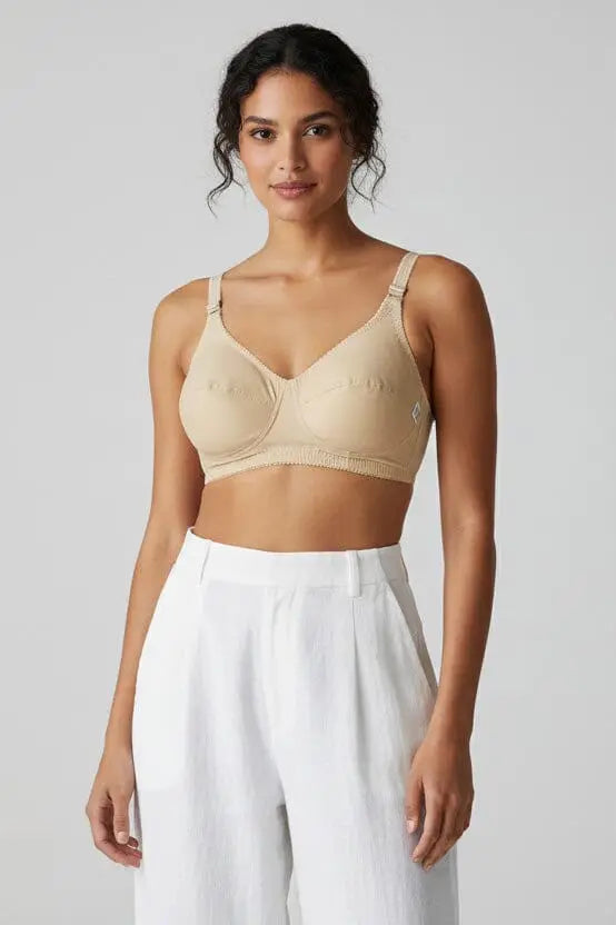 Cotton Plain Lightweight And Breathable Full Cup Bra
