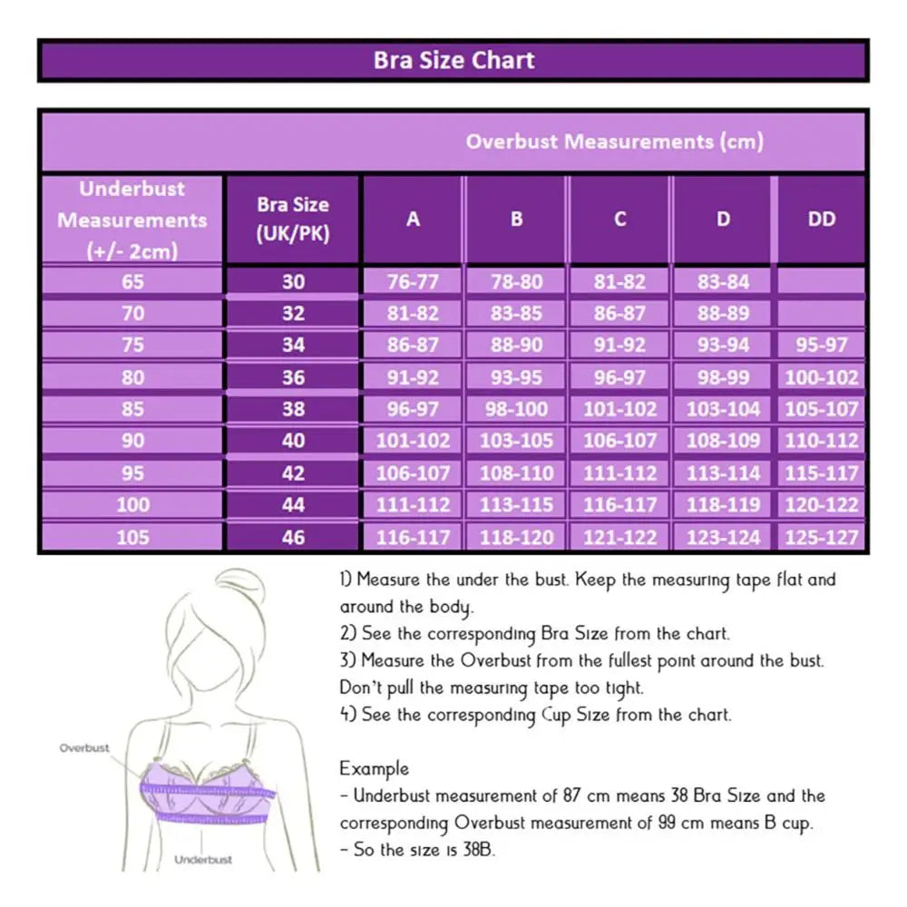 Cotton Plain Lightweight And Breathable Full Cup Bra