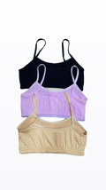 Summer Blouse Pack of 3 Black Lavender Beige