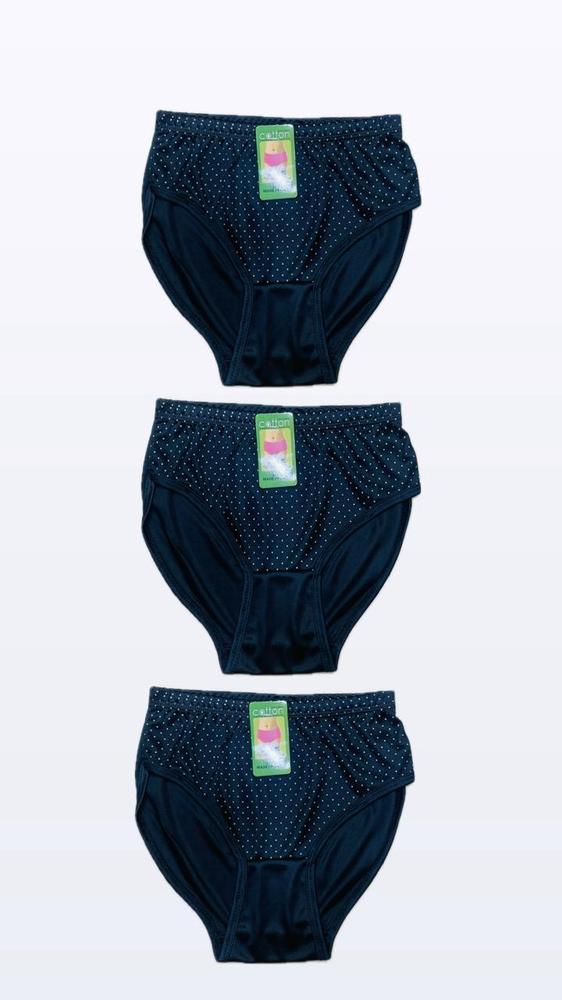 Premium Cotton Printed Panties for Women - 3 Pcs Pack