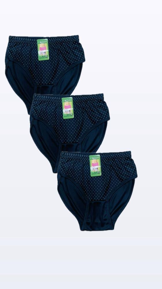 Premium Cotton Printed Panties for Women - 3 Pcs Pack