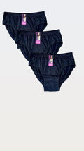 Lightweight Cotton Printed Panties Black M L XL