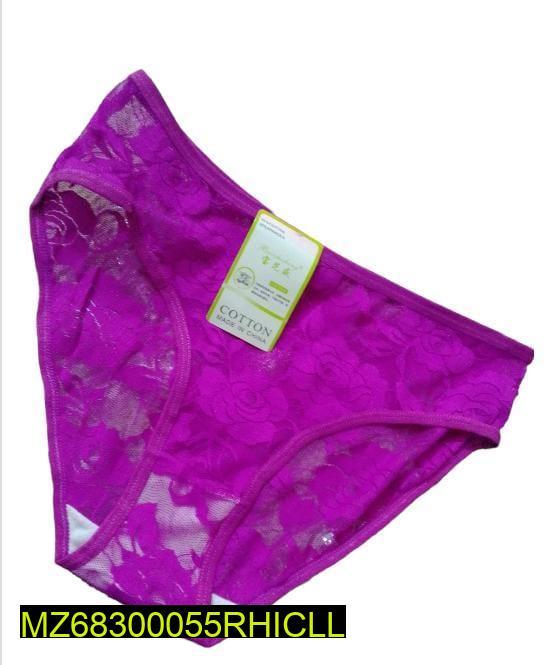 Red Net Plain Underwear for Daily Wear Pakistan