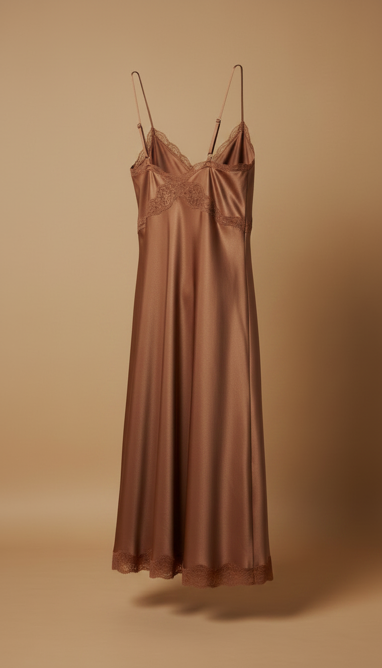 Alternate angle view of Silk Blend Sleep Dress